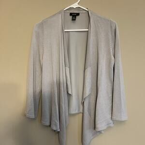 Alfani Sweater / Cardigan Gray Stretchy Business Casual Women's XS NWOT